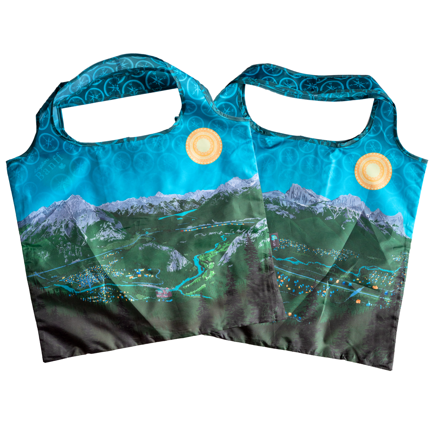 Explore the Rockies: Reusable Tote Bag ⌲ Canmore + Banff