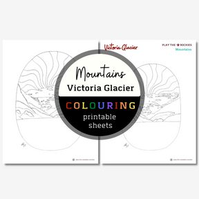 Set of 13 Mountains Colouring Sheets ⌲ Printable