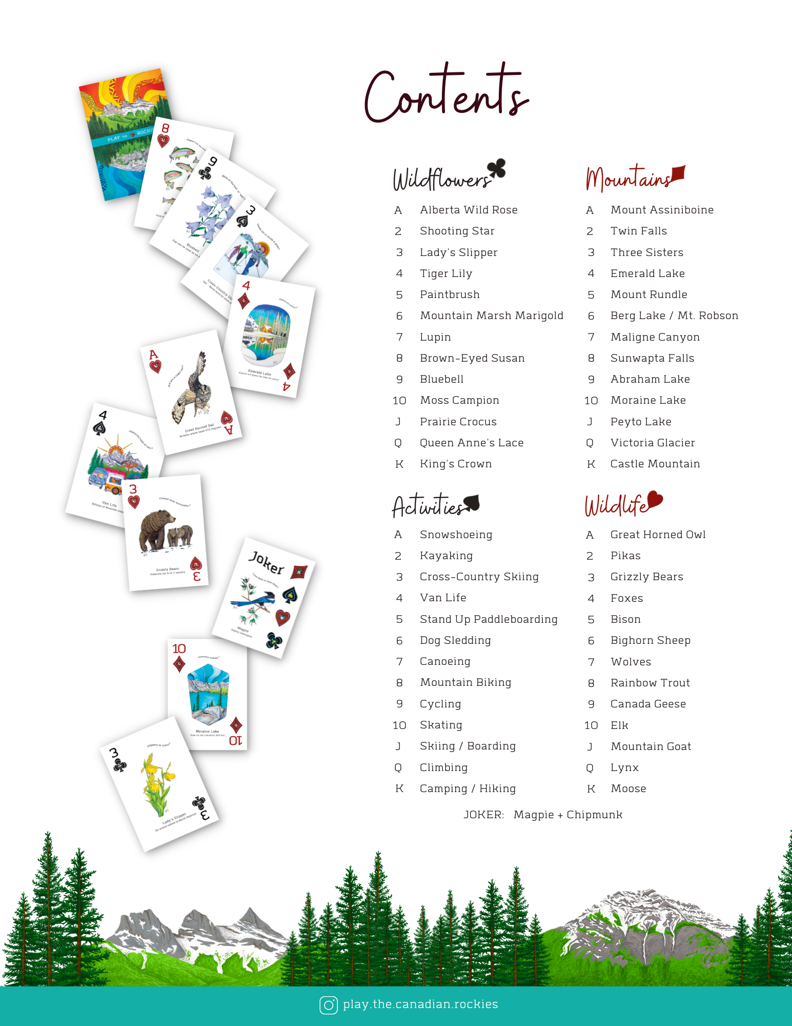 E-book: Colouring Book Play the Canadian Rockies ⌲ Printable