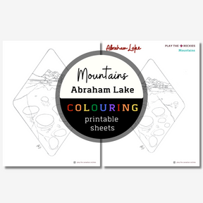 Set of 13 Mountains Colouring Sheets ⌲ Printable